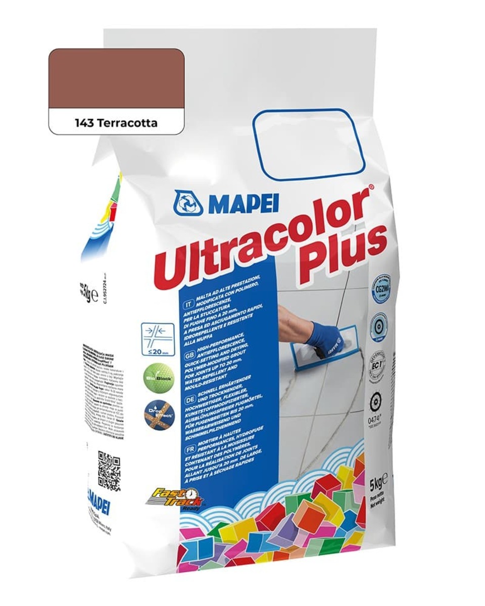 Mapei Ultracolor Plus 143 Terracotta - škárovacia hmota, 5 kg